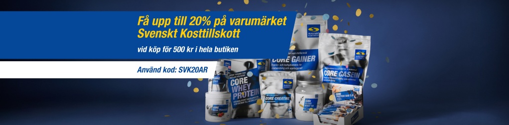 Handla fr 500 kr  f 20 % p SVK med kod SVK20AR